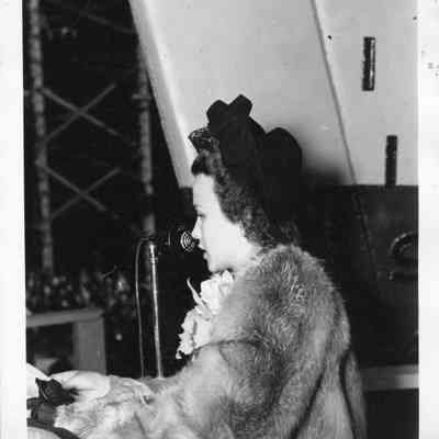 S.S. John White Hull #26 Liberty Ship launch December 31, 1943