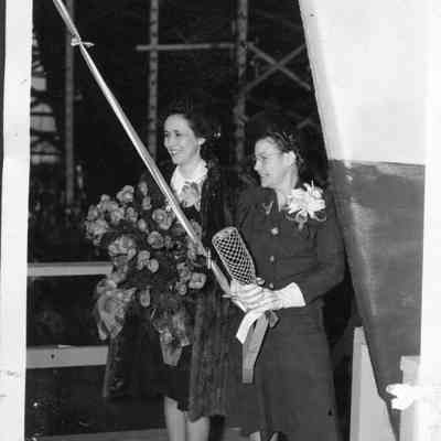 Christening of the S.S. John White Liberty Ship, Hull #26 December 31, 1943