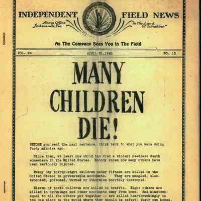 Independent Field News Magazine. April 21, 1948.