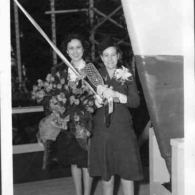 Christening of the S.S. John White Liberty Ship, Hull #26 December 31, 1943