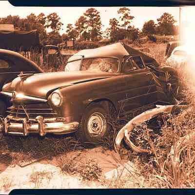 Car Wreck 1950 Hudson at Milfords