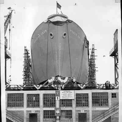 S. S. Ponce De Leon Hull #1 launching