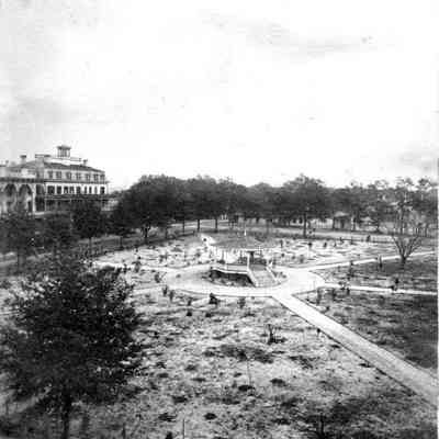 The Early St. James Hotel: city park
