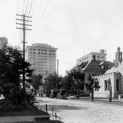 Laura Street looking south, 1910s.