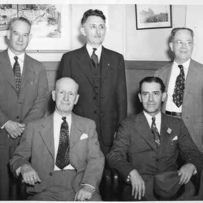 Kenneth Merrill, Mayor Alsop, Walter Rogers, Governor Cooper of Tennessee and James C. Merrill photo