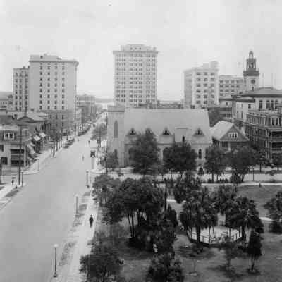 Laura Street looking south, 1910s.