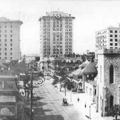 Laura Street looking south, 1910s.