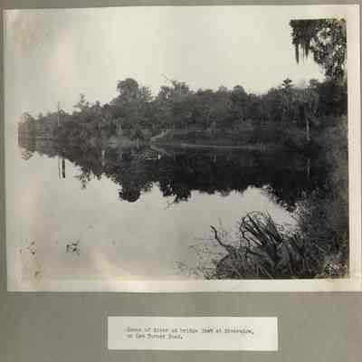 Scene of River at bridge just at Riverview, on Lem Turner Road