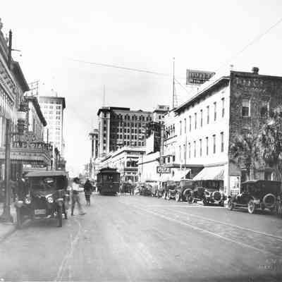 Forsyth Street looking west, 1910s.