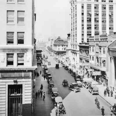 Forsyth Street looking west, 1910s.