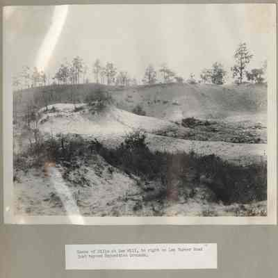 Scene of Hills at Saw Mill to right on Lem Turner Road just beyond Expositi