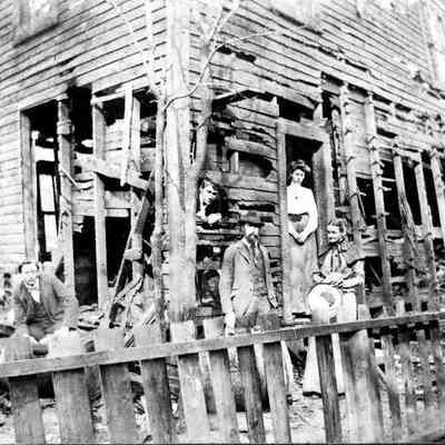 Residents whose homes were destroyed in the fire