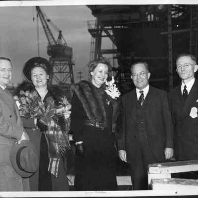 S.S. Peter Stuyvesant, Hull #20 launch group, November 16, 1943