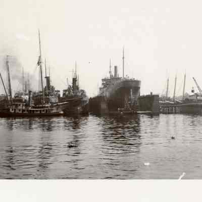 Merrill-Stevens Shipbuilding Co. view from the St. Johns River