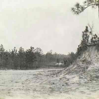 Scene of Hills at Simmons Place to left of Lem Turner Road about five miles