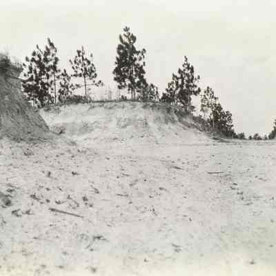 Scene of Hills at Simmons Place to left of Lem Turner Road about five miles