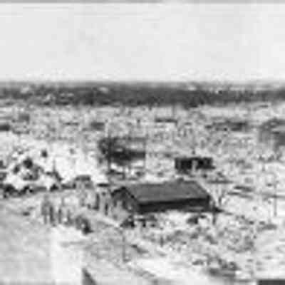 Destruction and Recovery: one week after the Great Fire of 1901 panorama