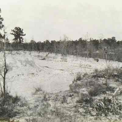 Scene of Hills at Simmons Place to left of Lem Turner Road about five miles