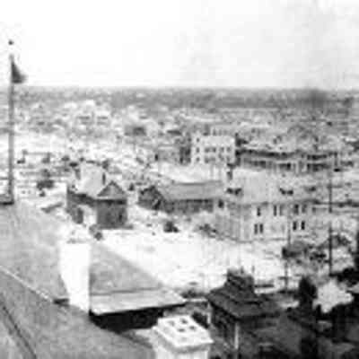 Destruction and Recovery: one year after the Great Fire of 1901 panorama