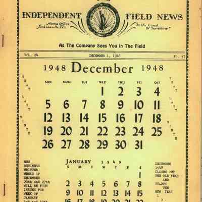 Independent Field News Magazine. December 1, 1948.