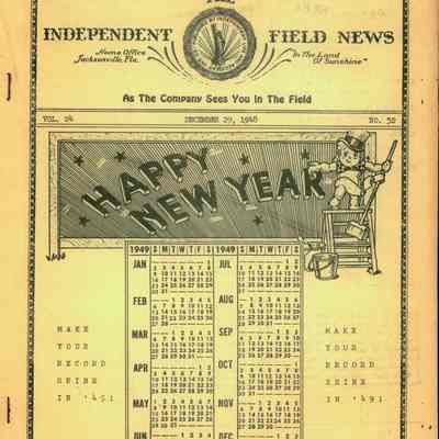 Independent Field News Magazine. December 19, 1948.