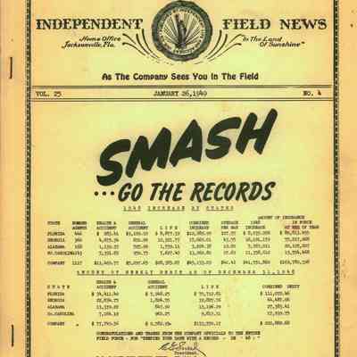 Independent Field News Magazine. January 26, 1949.