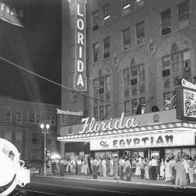 "The Egyptian" at the Florida Theatre, 1954.