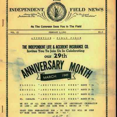 Independent Field News Magazine. February 9, 1949.