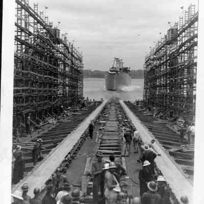 SS Frederick Tresca Launching, 1944