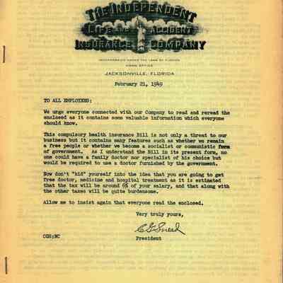 Independent Field News Magazine. February 21, 1949.