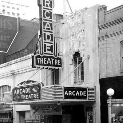 Two Ways to Enter: Arcade Theatre Adams Street entrance