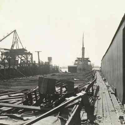 Docks at River between Laura and Hogan Streets