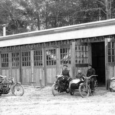 Motorcycle Heaven: rider from Camp Johnston