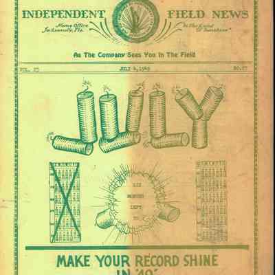Independent Field News Magazine. July 4, 1949.
