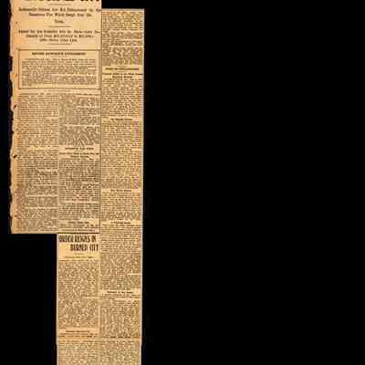Great Fire Newspaper