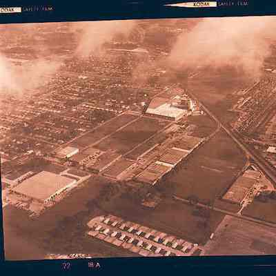 Aerial- Industrial Area Where Bob McKinley had his Meat Store