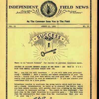 Independent Field News Magazine. August 15, 1949.
