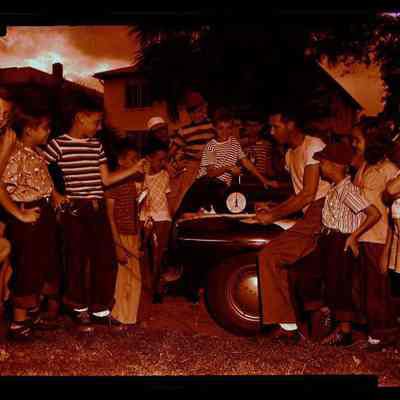 Group of Children-Fishing Contest