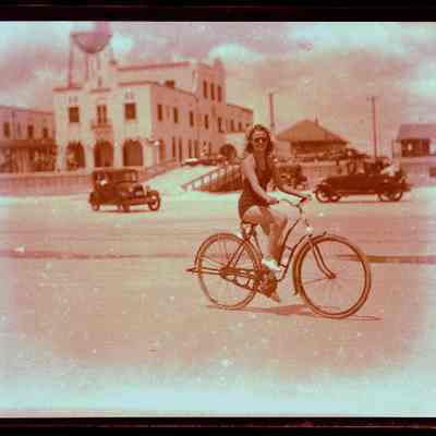 Girl on Bicycle