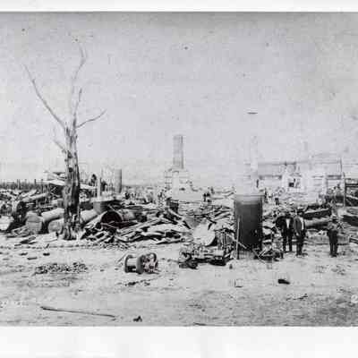 The Merrill-Stevens Company sometime after the Great Fire of 1901.
