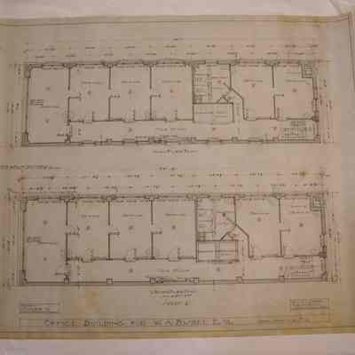 Second and Third Floor Plans
