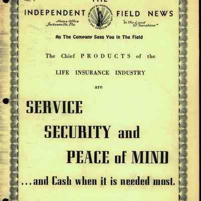 Independent Field News Magazine. January 11, 1954.
