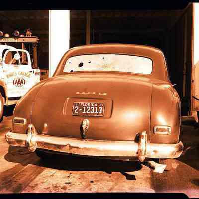 Shot-up Car