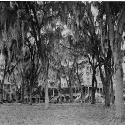 Magnolia Florida Military Academy Cadets in front of building Two miles thi
