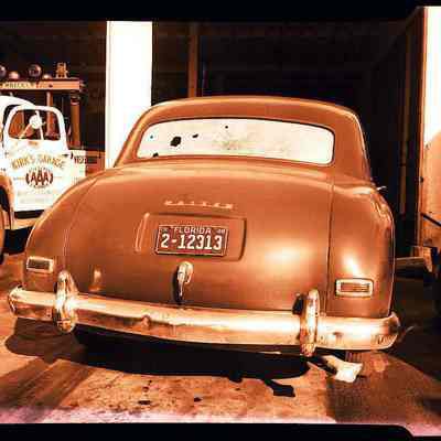 Shot-up Car