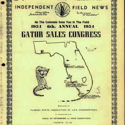 Independent Field News Magazine. February 8, 1954.