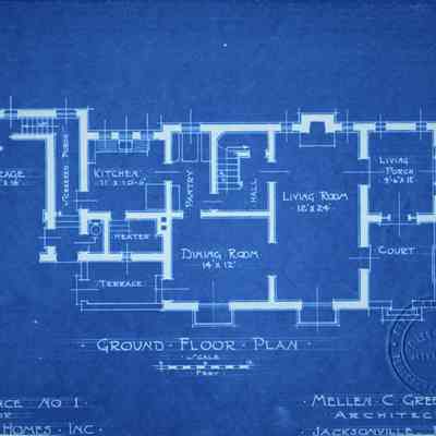 Residence No. 1 Ground Floor Plan