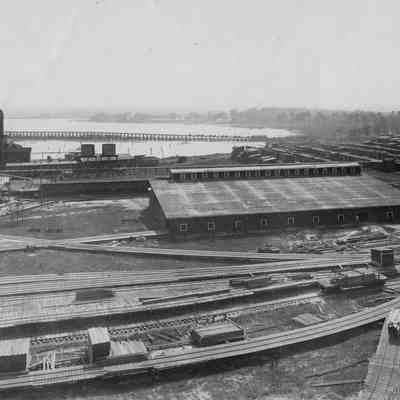Cummer Lumber Company yard, 1910s.