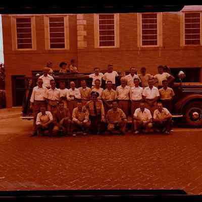 Fire Engine and Crew