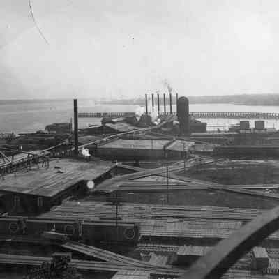 Cummer Lumber Company yard, 1910s.